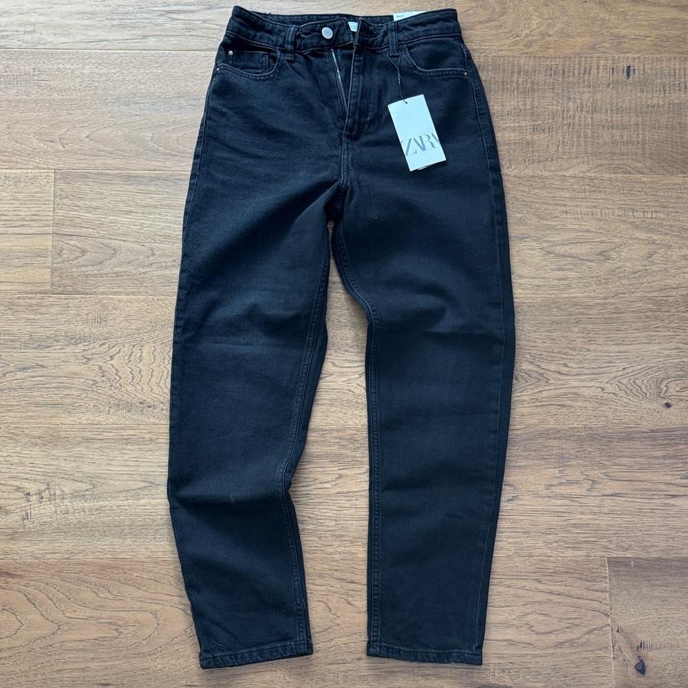 NWT ZARA MOM FIT JEANS 4